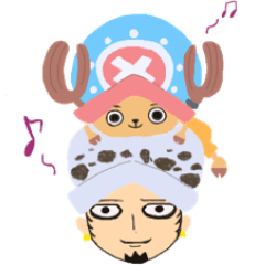 One Piece ツカモトマユ ローとチョッパー Lineスタンプ ツカモトマユ