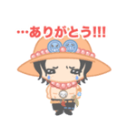 ルフィ エース サボ One Piece Lineスタンプ つるかめ